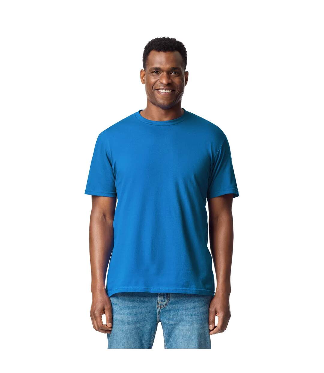 T-shirt Softstyle Homme Bleu Roi Gildan-1