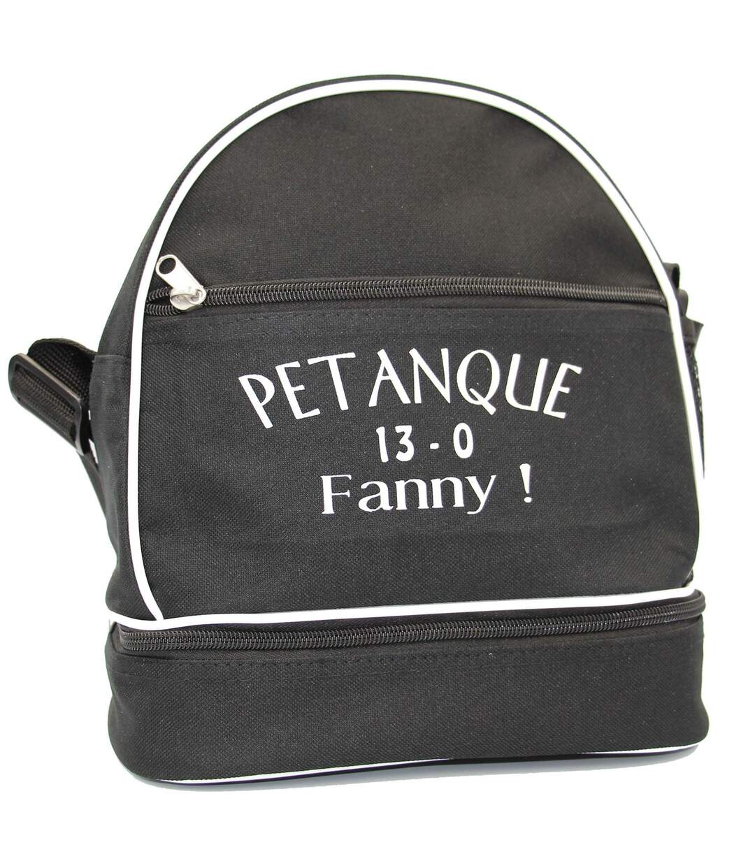 Sac bandoulière pour 3 boules de pétanque - 13-0 Fanny - noir-2