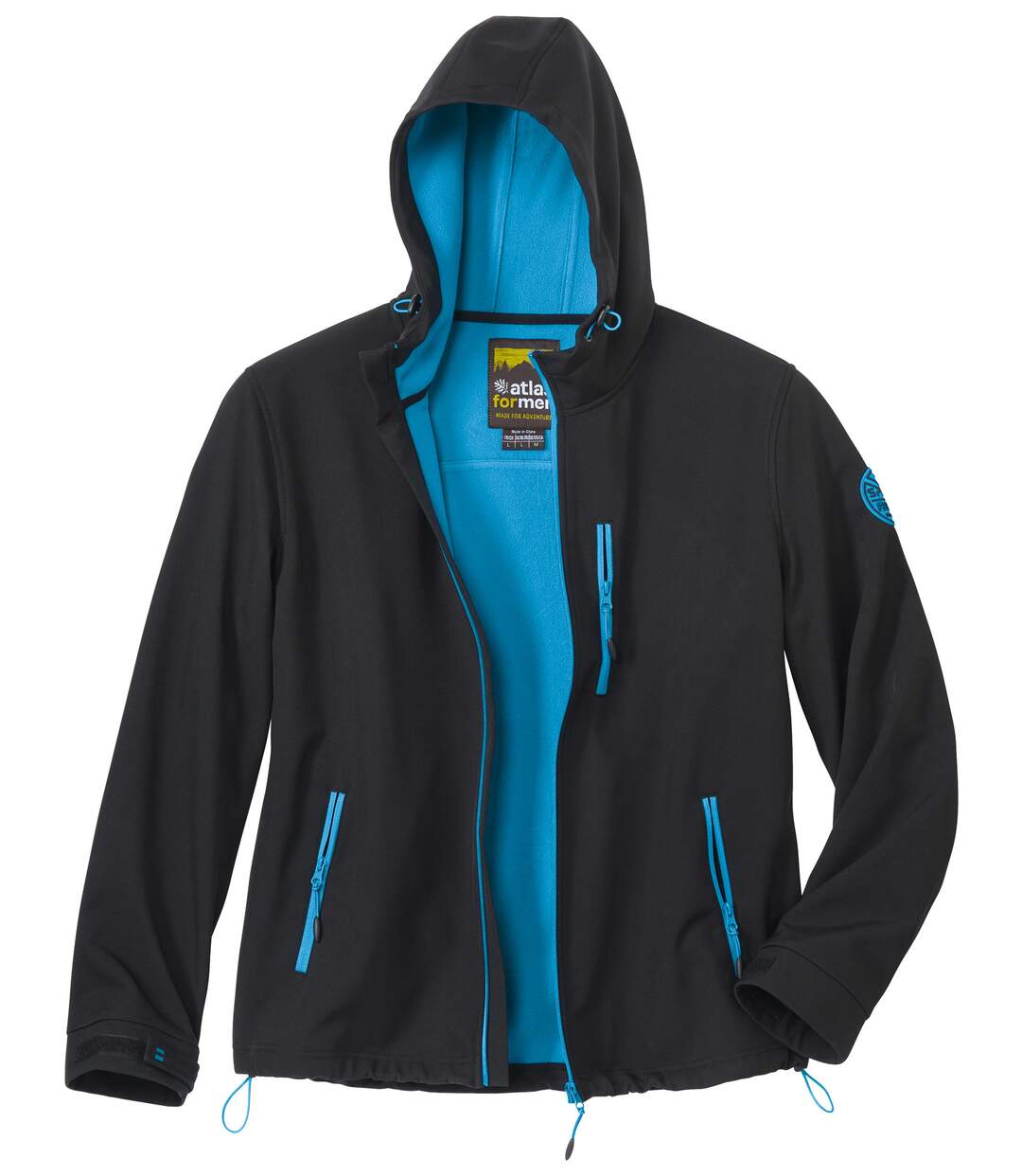 Blouson SoftShell à Capuche Doublé Micropolaire Sport-7