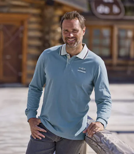 Le Lot de 2 Polos Manches Longues Outdoor