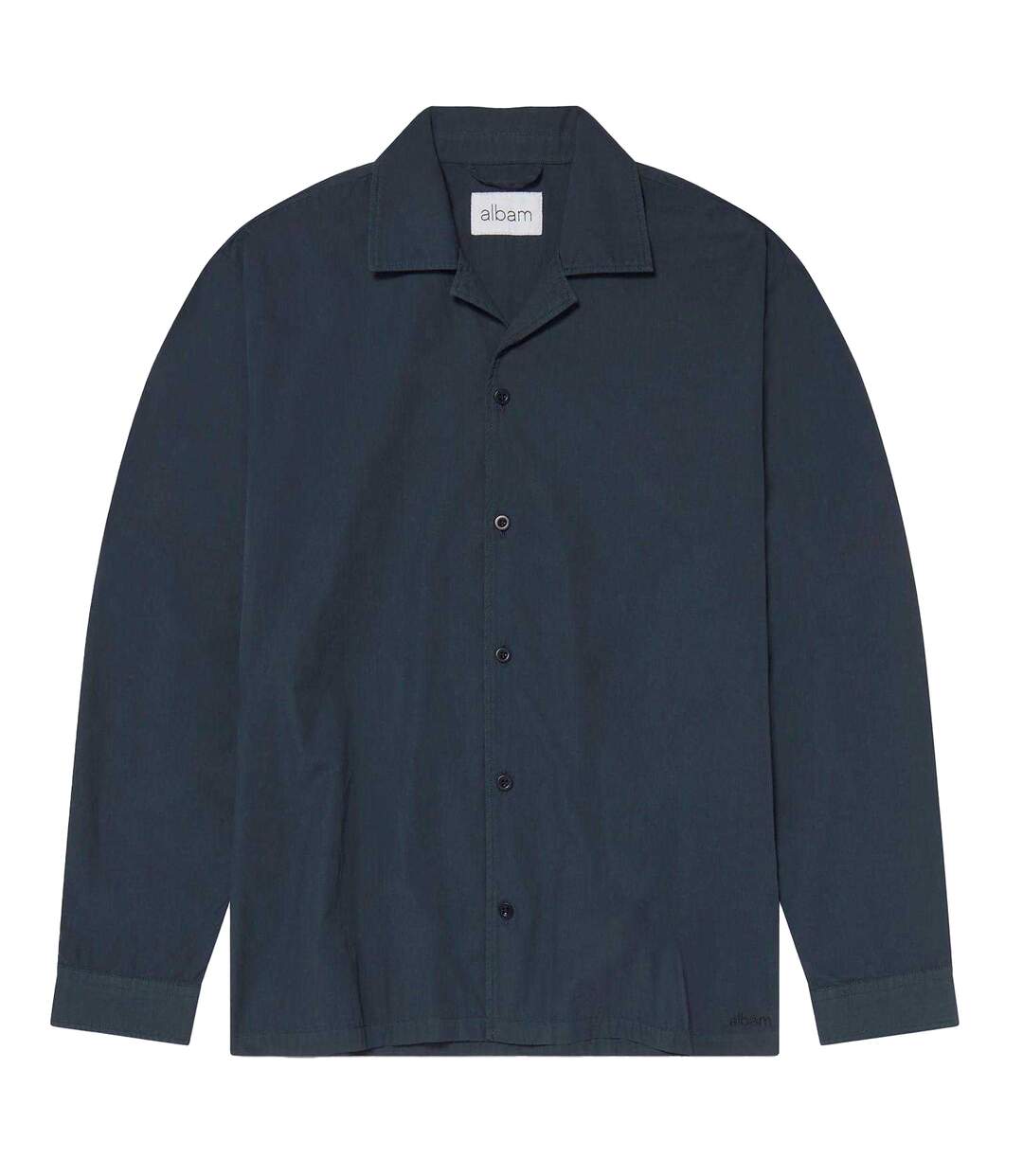 Chemise Manches Longues Homme Vert Kaki Clair Albam-1