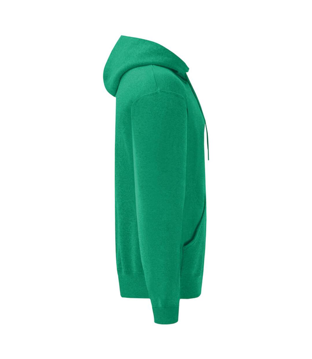 Sweat À Capuche Classic Adulte Vert Chiné Fruit Of The Loom-3