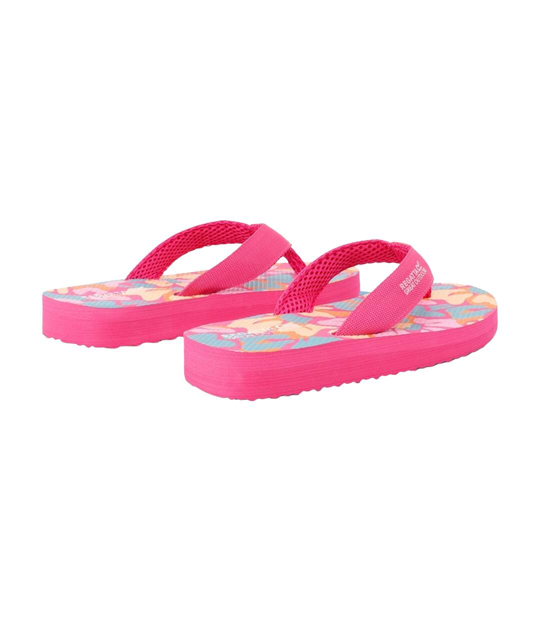 Tongs Catarina Femme Bleu Marine Blanc Regatta-3