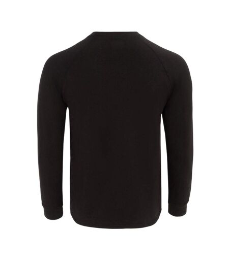 Mens Chamonix Raglan Sweatshirt Black Nevica