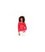 Pull Manches Raglan Motif/style Cœurs Loved Femme Rouge PJ Salvage-1
