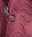 Women's Pink Embossed Fleece Jacket
