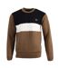 Sweat Homme Marron Noir Blanc Fred Perry-1