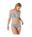 Shorty tanga bleu Tendre Passion-4