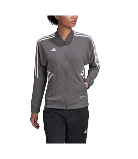 Veste De Survêtement Condivo Femme Gris Argenté Adidas