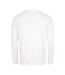 Womens/ladies long sleeve performance t-shirt white TriDri-2