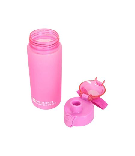 Push Lid Bpa Free 500ml Water Bottle One Size Fuchsia Mountain Warehouse