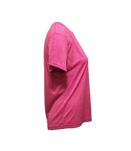 T-shirt femme rose chiné TriDri TriDri