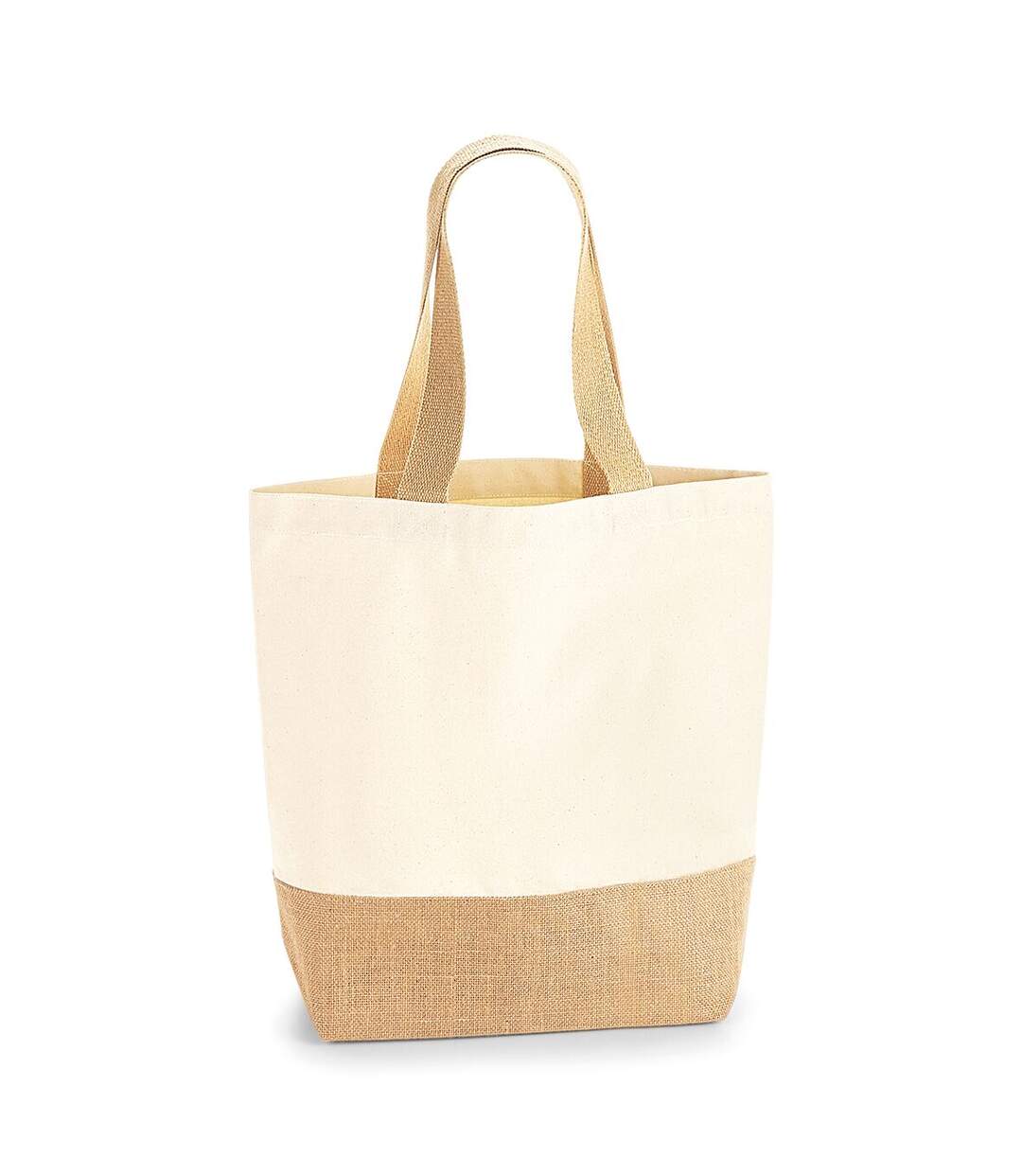 Sac de courses jute base taille unique beige Westford Mill