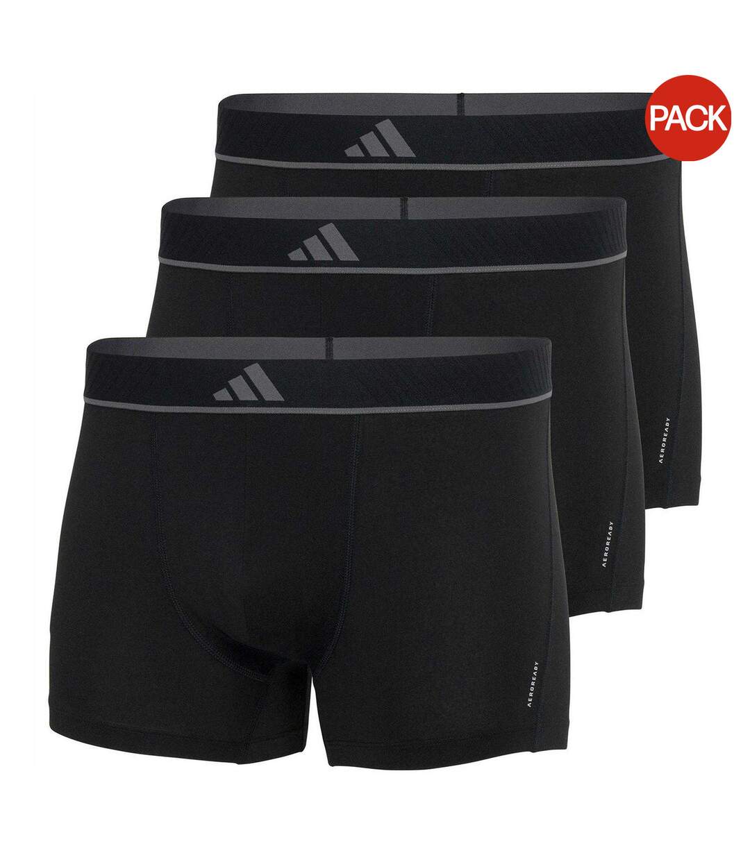 Pack Of 3  Mens Active Micro Flex Boxer Briefs  Black Adidas-2