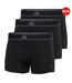 Pack Of 3  Mens Active Micro Flex Boxer Briefs  Black Adidas-2