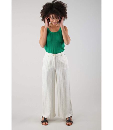 Pantalon habillé en viscose pour femme BEMINI