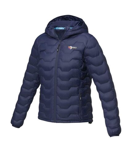 Womens/ladies petalite insulated recycled down jacket navy Elevate NXT