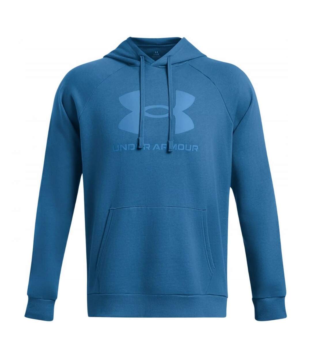 Sweat À Capuche Style Logo Rival Homme Bleu Foncé Under Armour-2