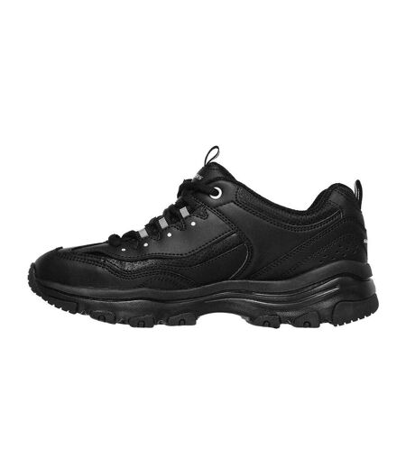 Baskets Motif/style Sportif Dlite Femme Noir Skechers