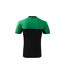 Mens Colormix Plain T-shirt Black Grass Green Malfini-2