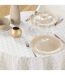 Nappe Ronde Imprimé Piana 180cm Naturel-4