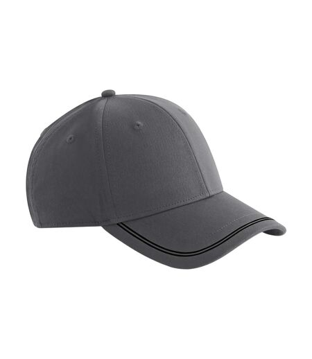 Casquette De Baseball Match Day Anthracite Noir Beechfield