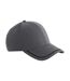 Casquette De Baseball Match Day Anthracite Noir Beechfield-1
