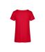 T-shirt Premium Femme Rouge Feu Promodoro-2