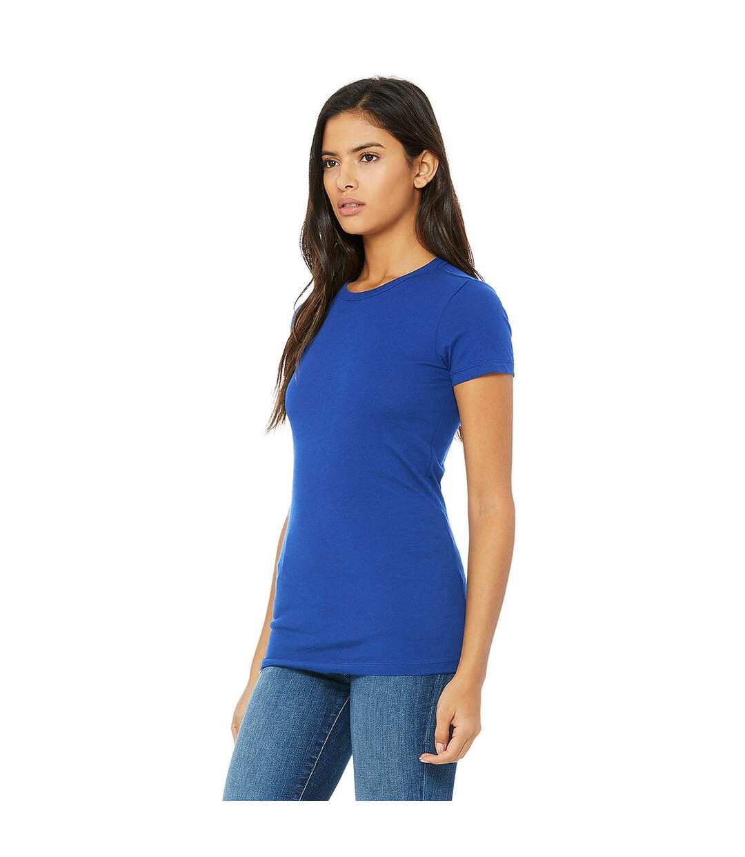 Womens/ladies the favourite t-shirt true royal Bella + Canvas