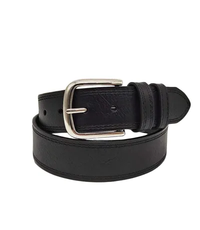 Ceinture PVC Noir pour Homme - Accessoire Chic et Polyvalent pour un Style au Quotidien