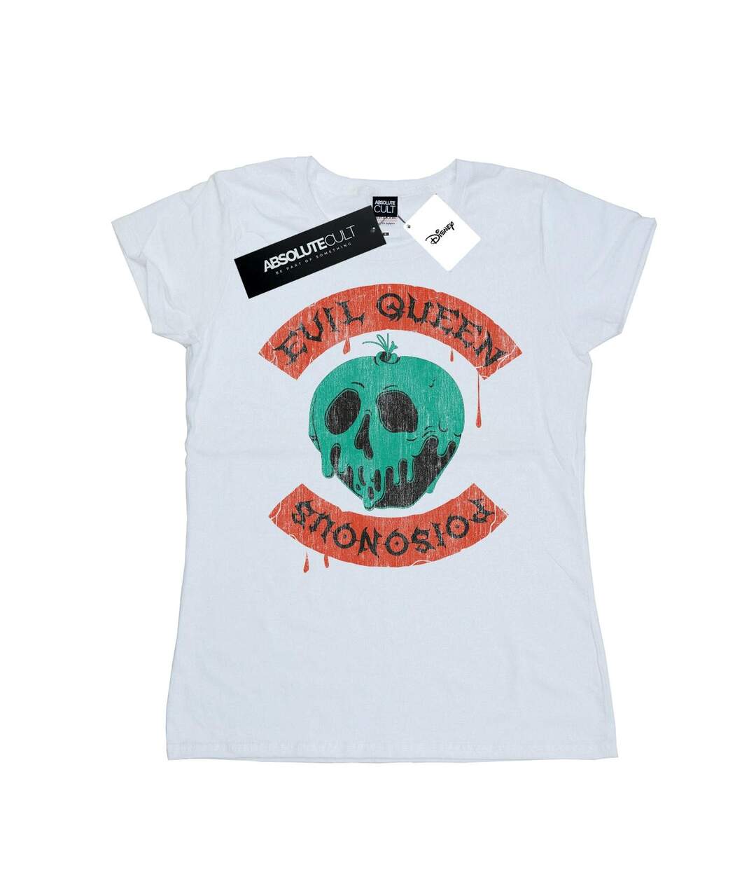 Disney Femme/Les femmes - T-shirt en coton avec tête de mort empoisonnée (Blanc) - UTBI44517-1