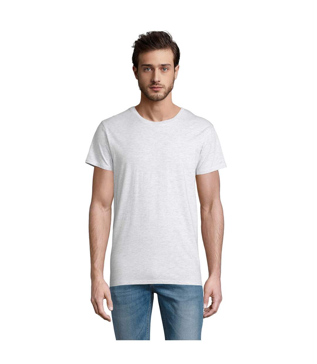 T-shirt Crusader Homme Cendre SOLS-2