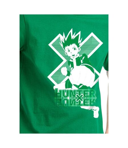 T-shirt Motif Gon Freecss Motif/style Monochrome Homme Vert Hunter X Hunter