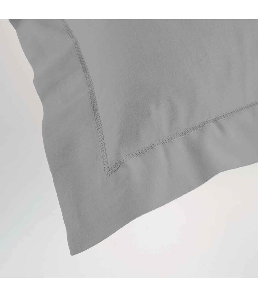 Taie d'Oreiller en Coton Bio Biolina 63x63cm Gris-2