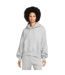 Sweat À Capuche Motif/style Phénix Femme Gris Chiné Blanc Nike-1