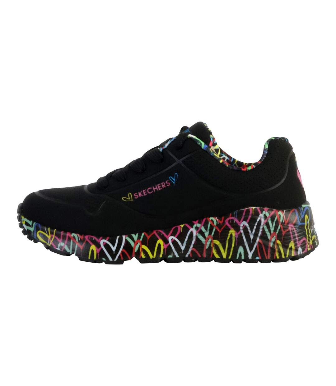 Basket Basse à Lacets Skechers Juniors Uno Lite-Lovely Luv-1