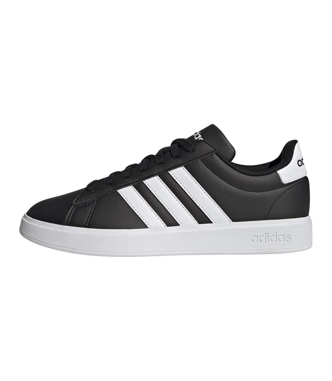 Baskets Grand Court Base 2.0 Homme Noir Blanc Adidas-3