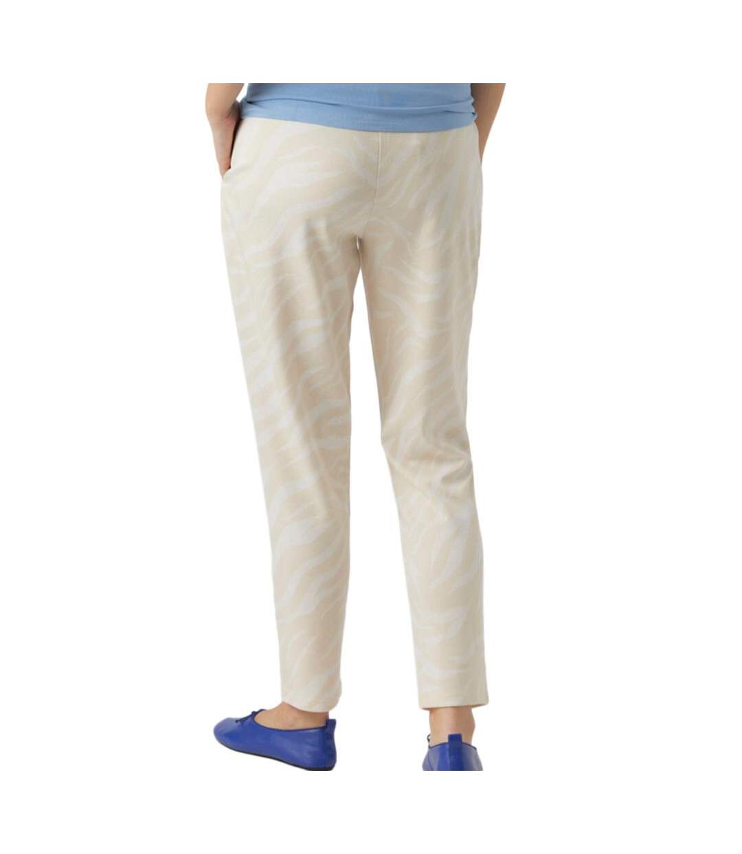 Pantalon Beige Femme Mamalicious Lyates - L