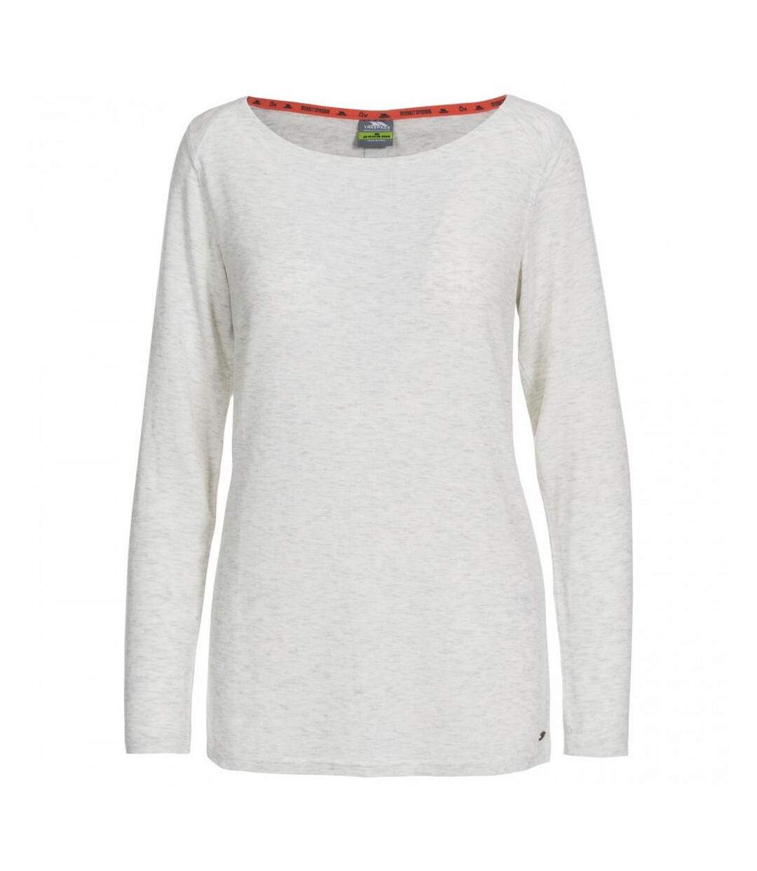 Haut Manches Longues Daintree Femme Blanc Chiné Trespass-2