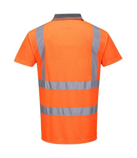 Portwest Mens Hi-Vis Safety Polo Shirt (Orange) - UTPW408