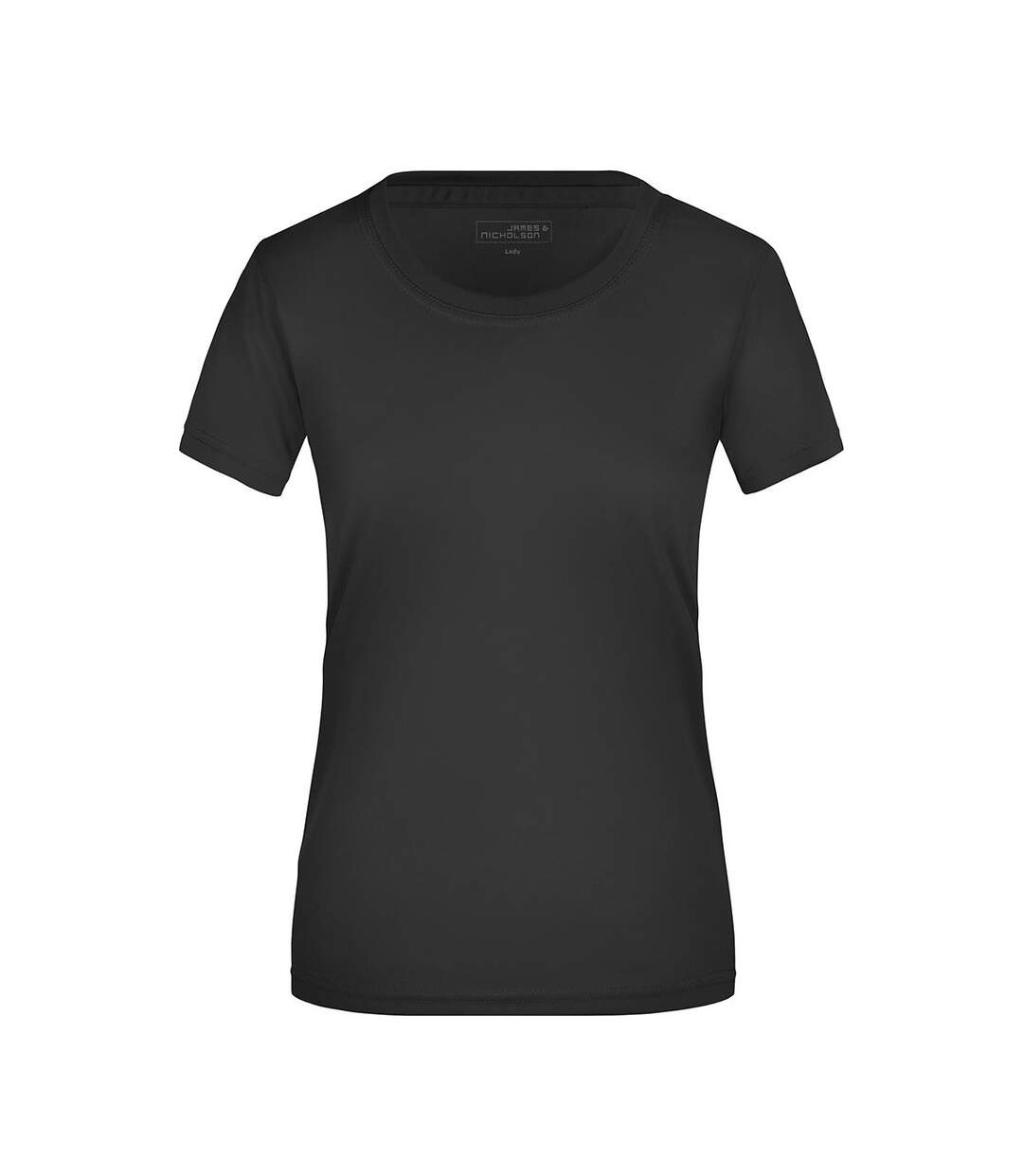 T-shirt Active Femme Noir James And Nicholson-1