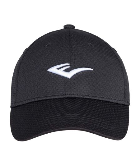 Unisex Adult Embroidered Logo Mesh Cap Black Everlast
