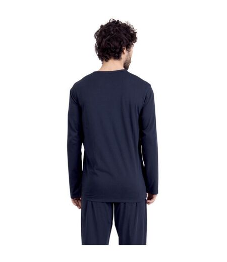 Pyjama long col ouvert homme coton issu de l'agriculture biologique