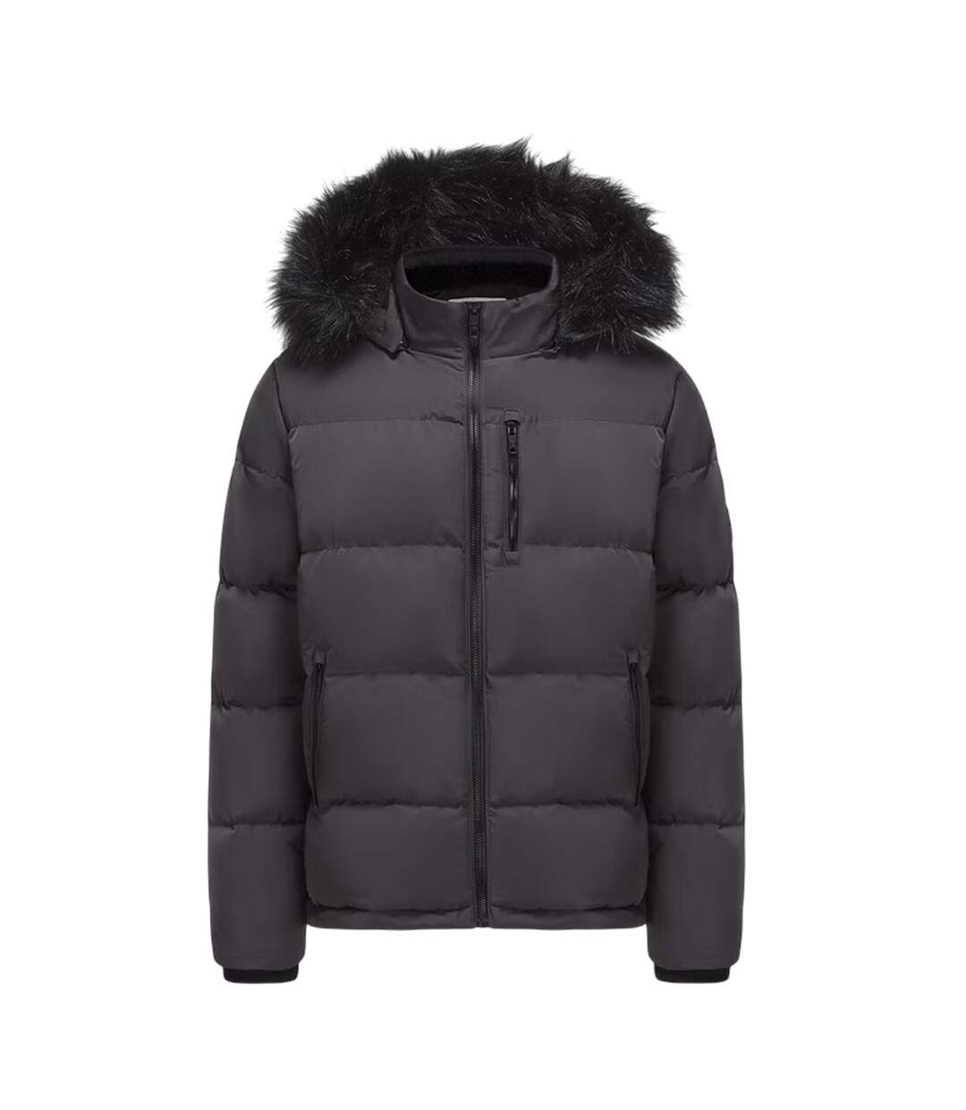 Doudoune Motif/style Bulles Homme Anthracite SoulCal-1