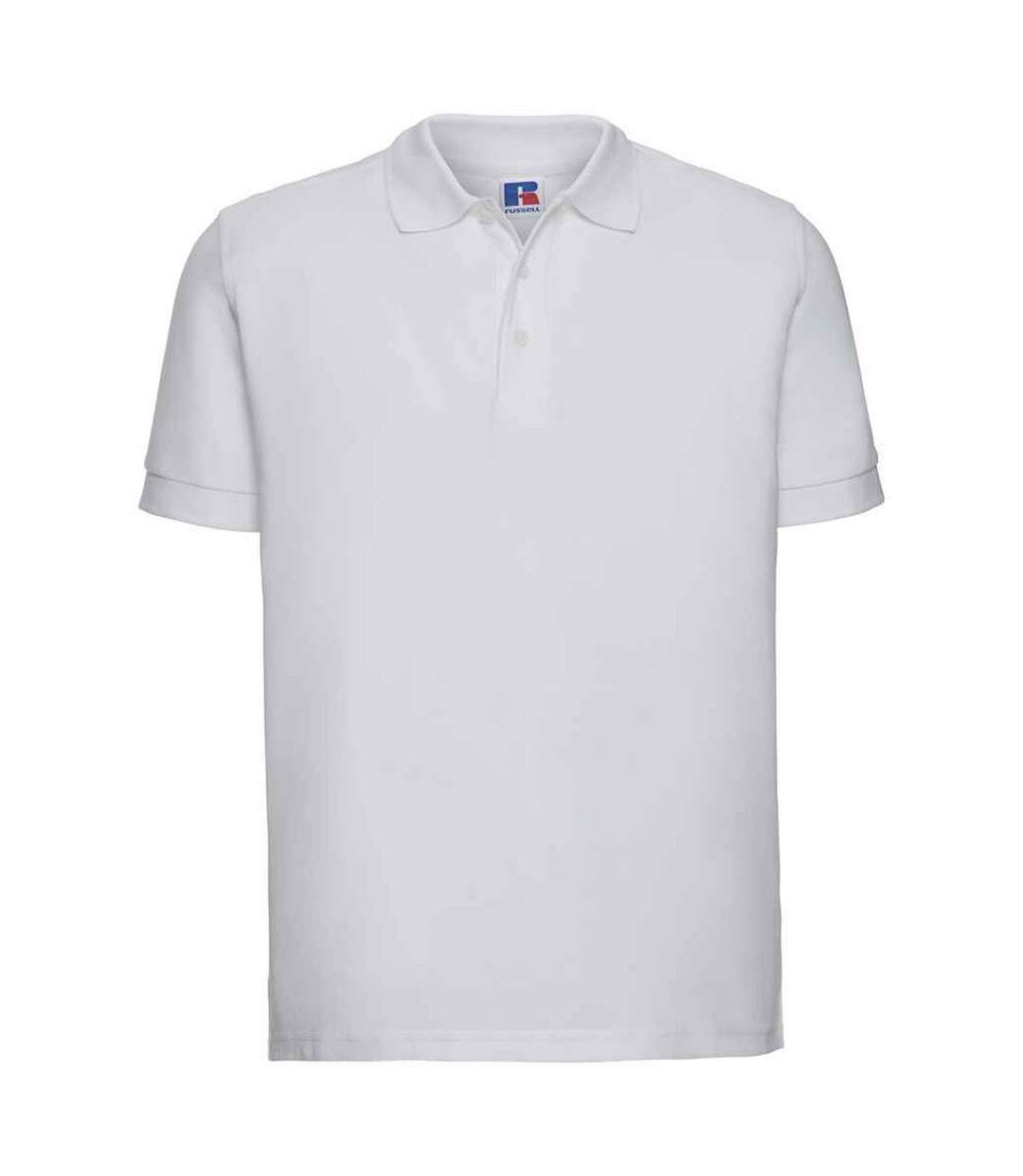 Polo ultimate homme blanc Russell-1