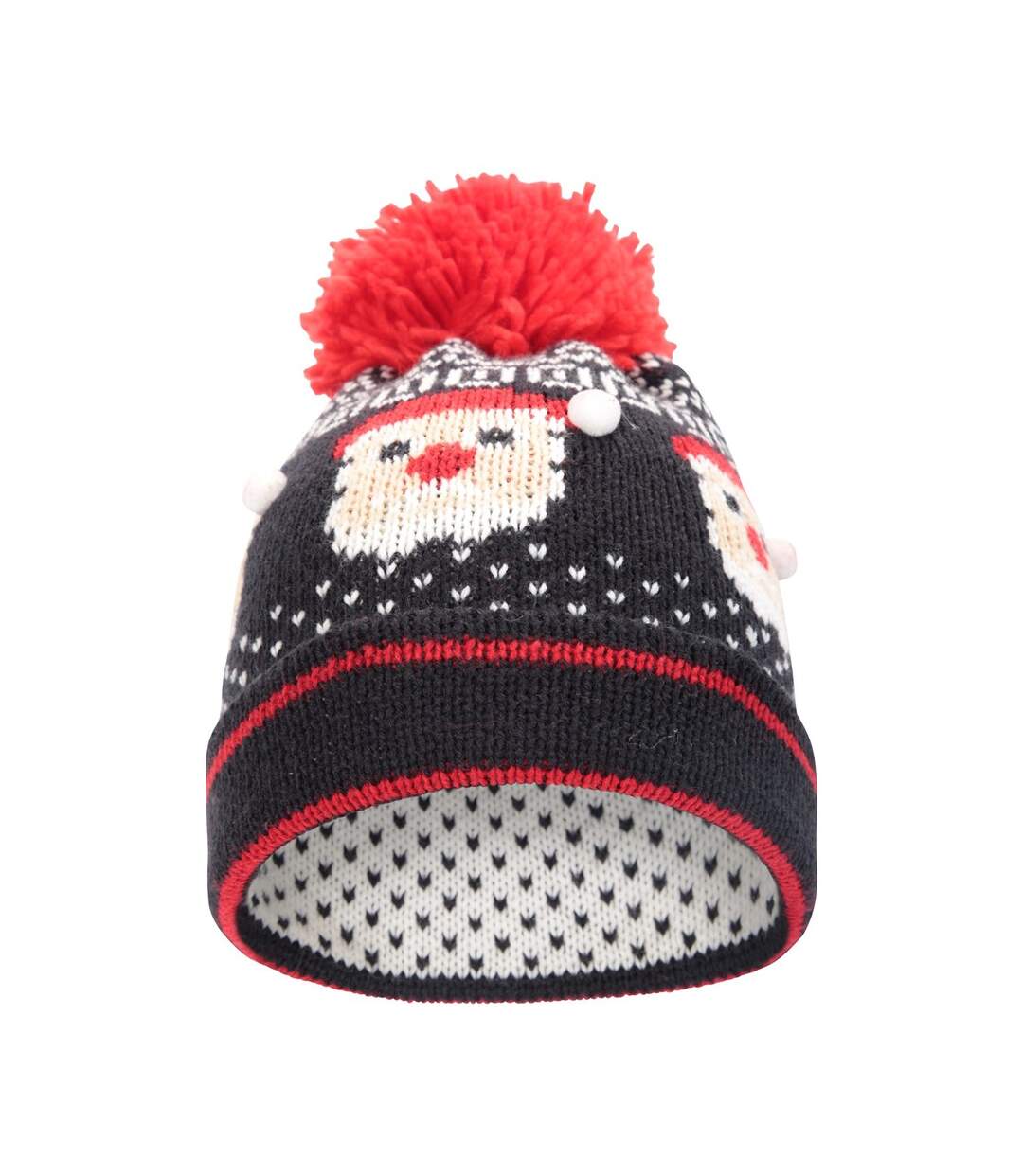Bonnet homme bleu marine / rouge Mountain Warehouse-1