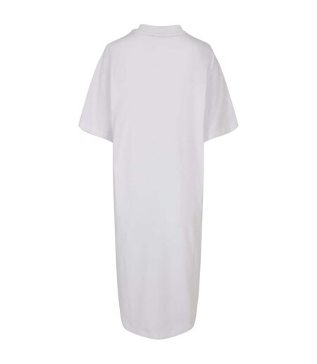 Robe T-shirt Motif/style Long Femme Blanc Urban Classics