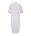 Robe T-shirt Motif/style Long Femme Blanc Urban Classics-2