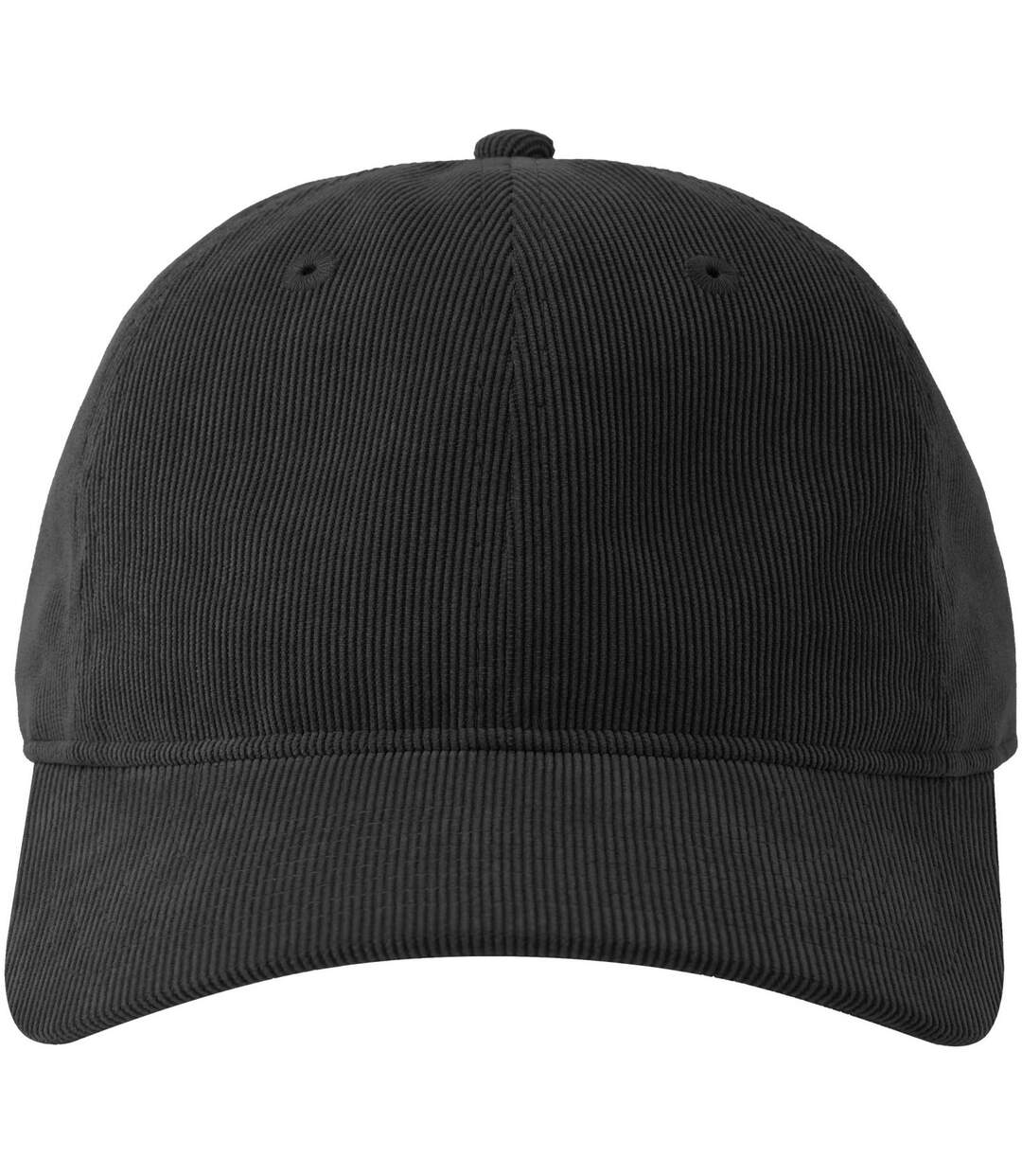 Unisex Adult Creep S Corduroy Recycled Baseball Cap Black Atlantis-3