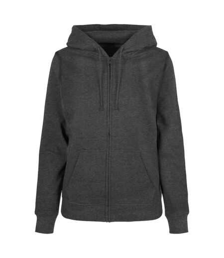 Veste À Capuche Basic Femme Charbon Build Your Brand